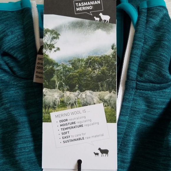 💥NWT 💥ORTOVOX FLEECE MELANGE HOODY - Picture 6 of 8